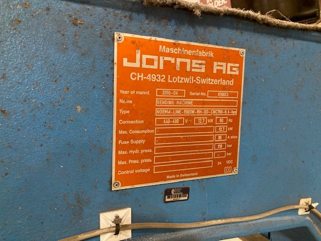 Jorns AG NORMA-LINE-150SW-RH-SO-CNC700-6.4-hys 2010 1